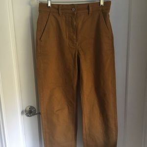 Cropped Straight Leg Pant